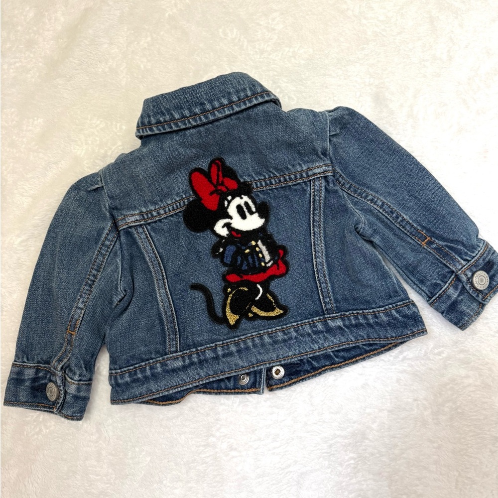 GAP Disney Baby Girls' Denim Jacket - Blue